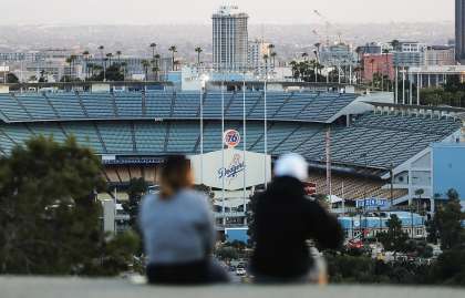 back of dodger stadium