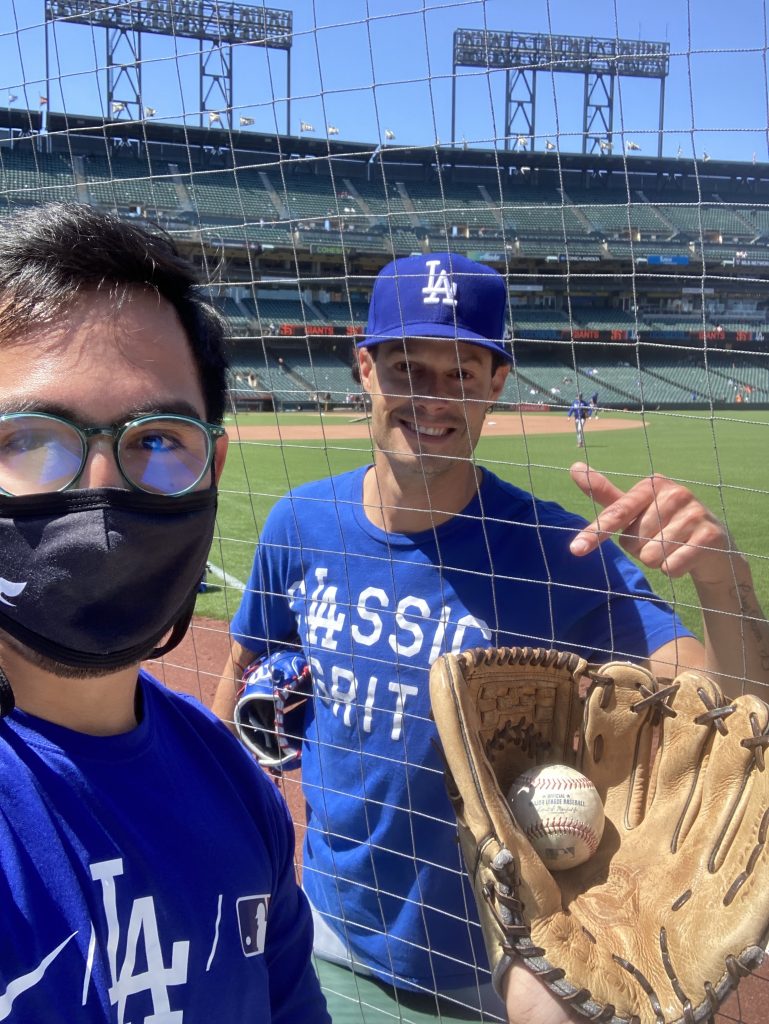 Picture with Joe Kelly at Oracle Park
