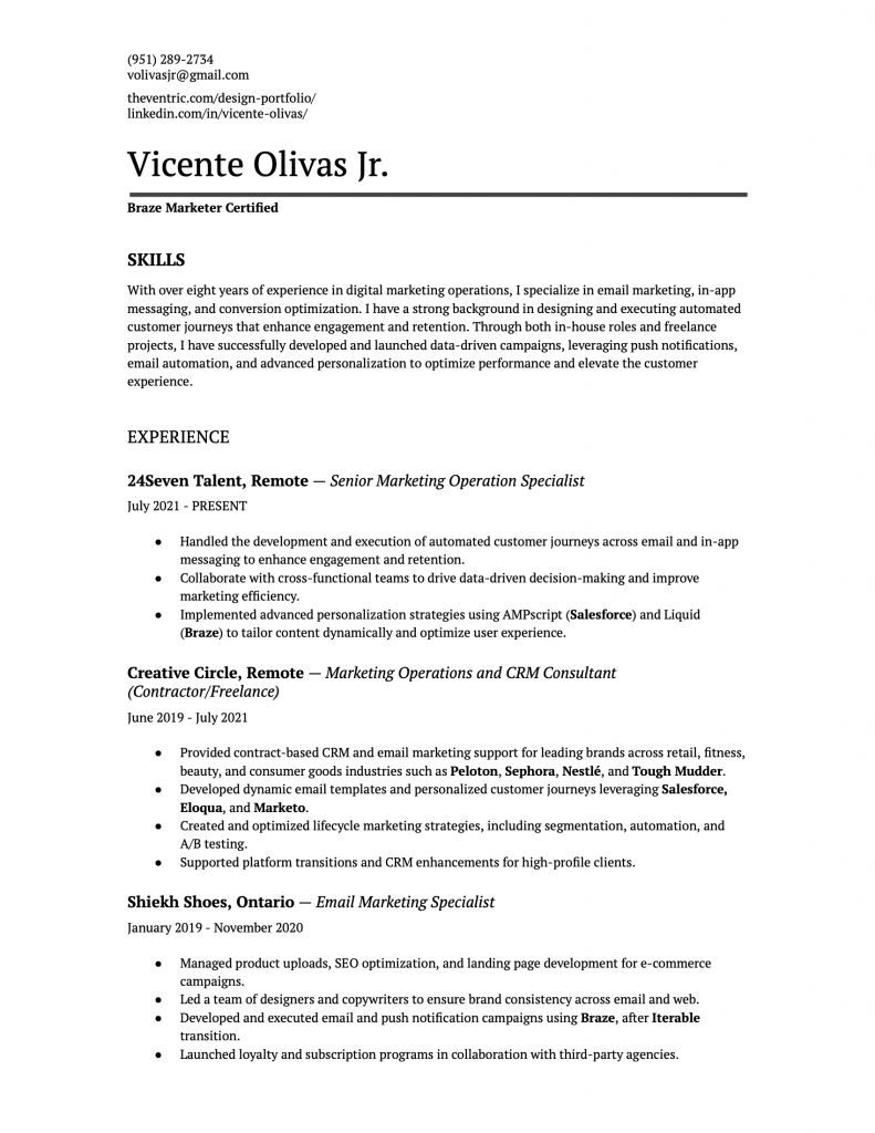 Resume